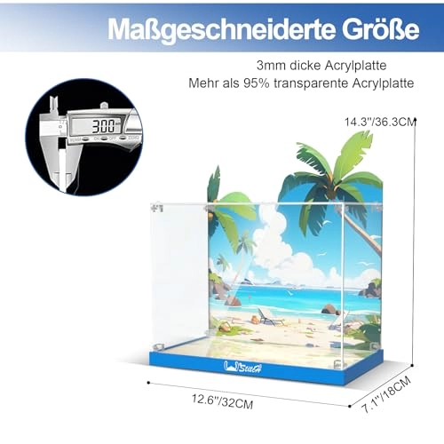 Lego Stitch 43249 Acrylic Display Case - Clear Dustproof
