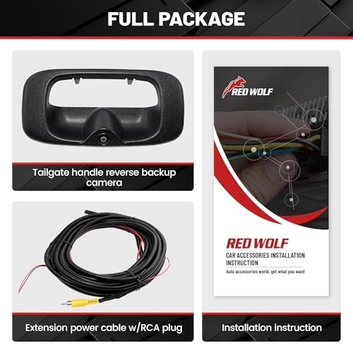 Tailgate Handle Backup Camera - Night vision 728 x 582