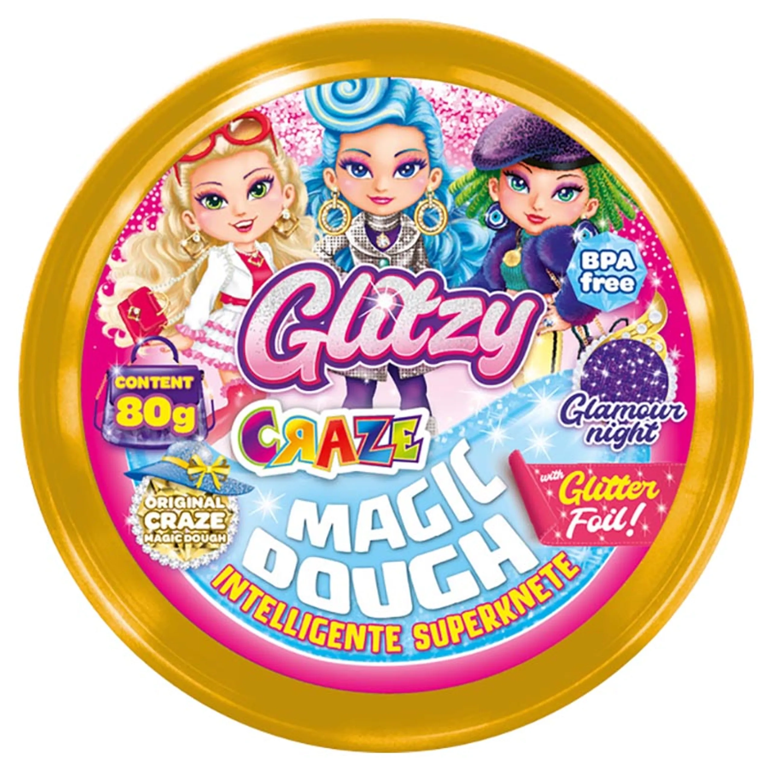 Magic Dough Glitzy - super clay 80g