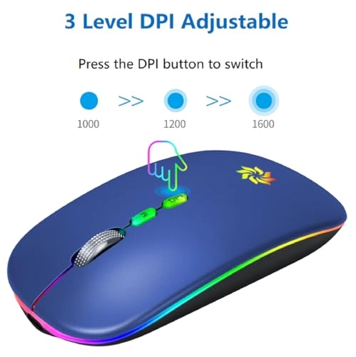 Slim Silent Mouse - Wireless