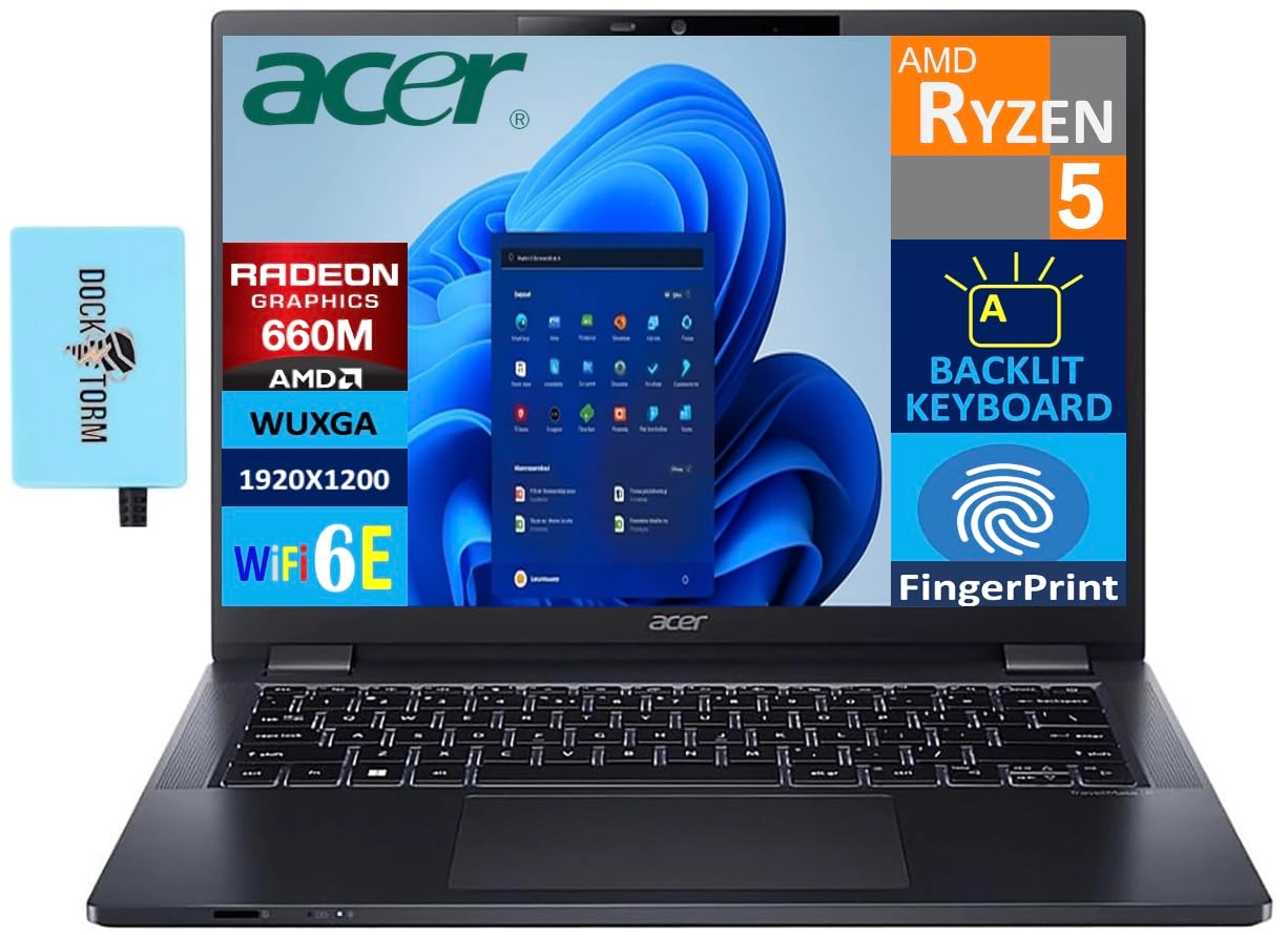 Acer TravelMate P4 - 14'' Ryzen 5 PRO 6650U 32GB DDR5 1TB SSD