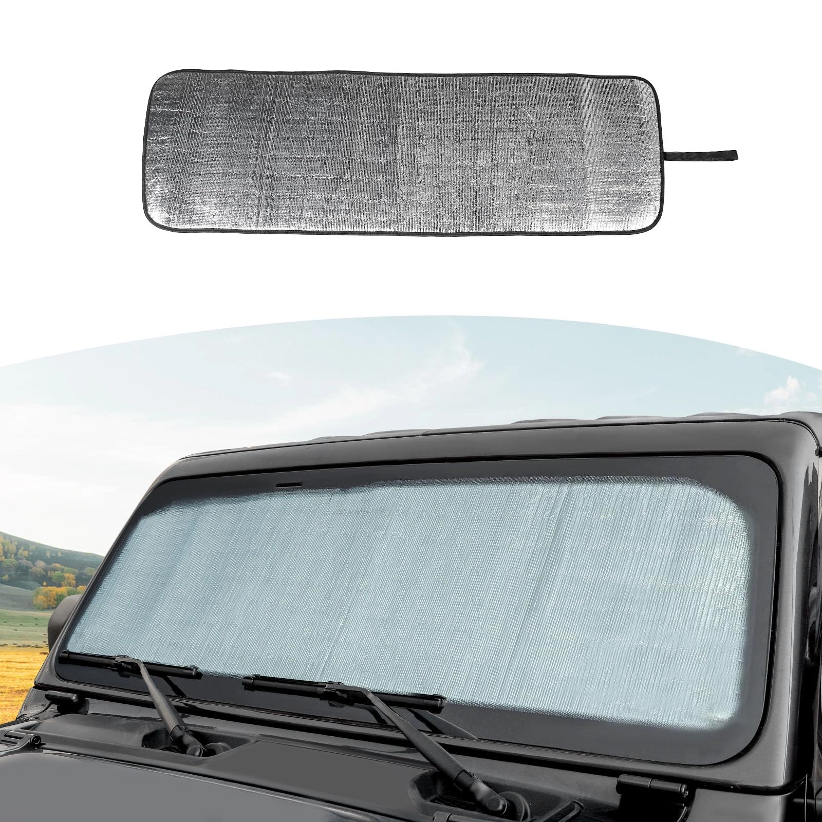 RT-TCZ Front Windshield Sunshade - Jeep Jeep Wrangler JL 2018