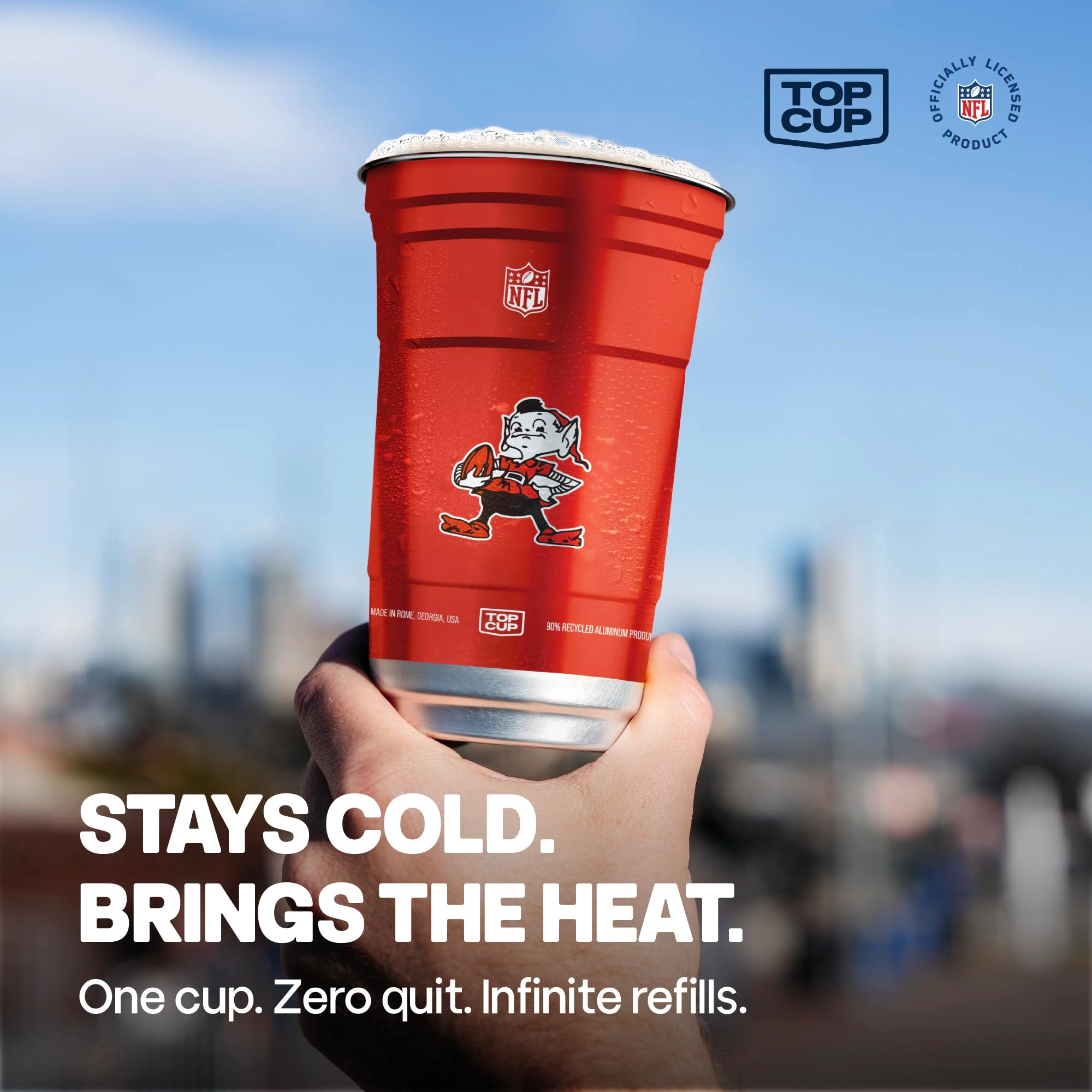 Cleveland Browns Reusable Cup - 20 pcs