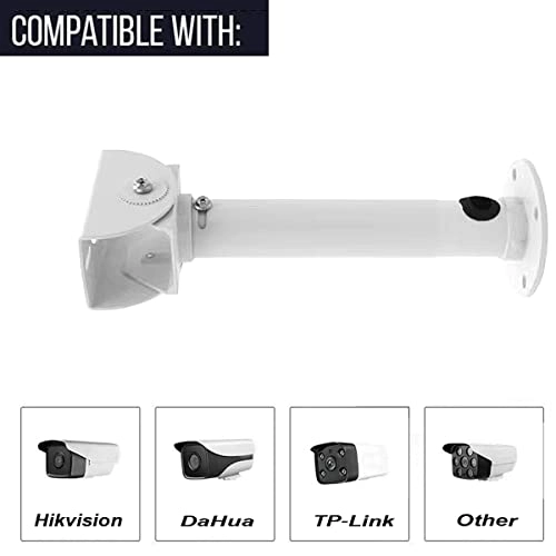 Rotary CCTV Camera Bracket - 7.87inch Alloy Indoor Outdoor