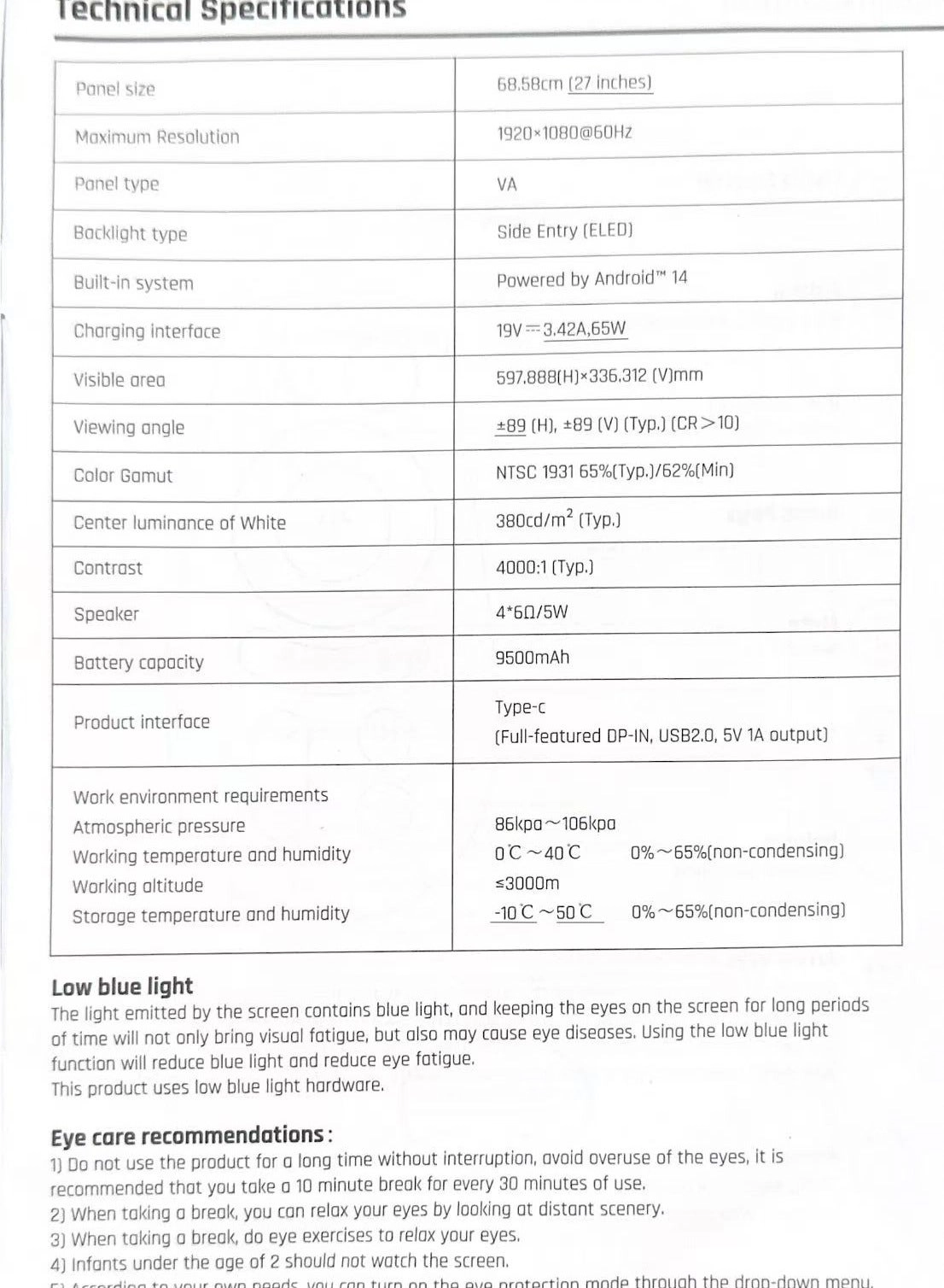 Megpad A27Q7 - 128GB 27"