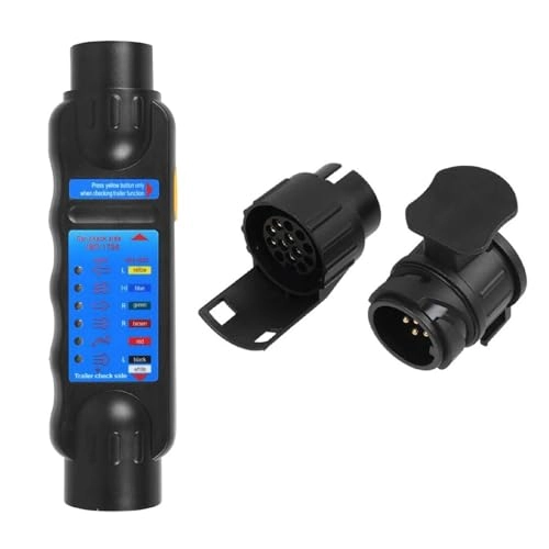 DAGIJIRD 7/13 Pin Trailer Plug Tester - 12V Vehicle Wiring