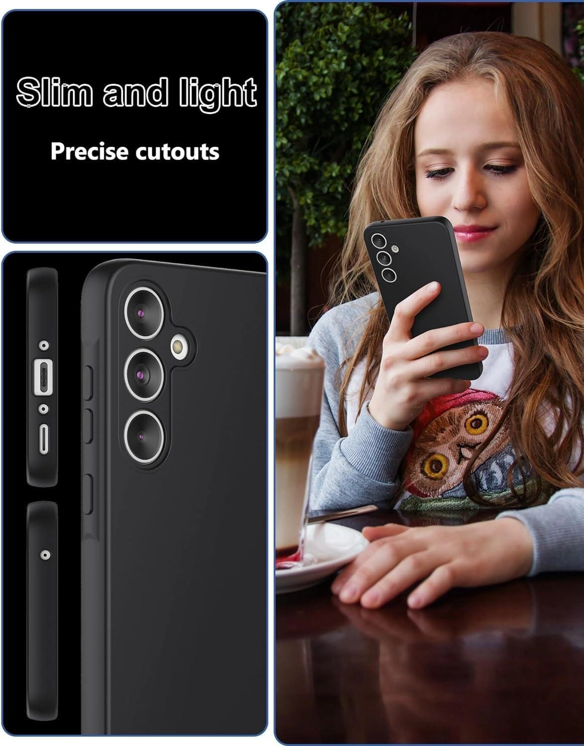 Trands Galaxy A35 5G Back Case - fiber material for Samsung Galaxy A35