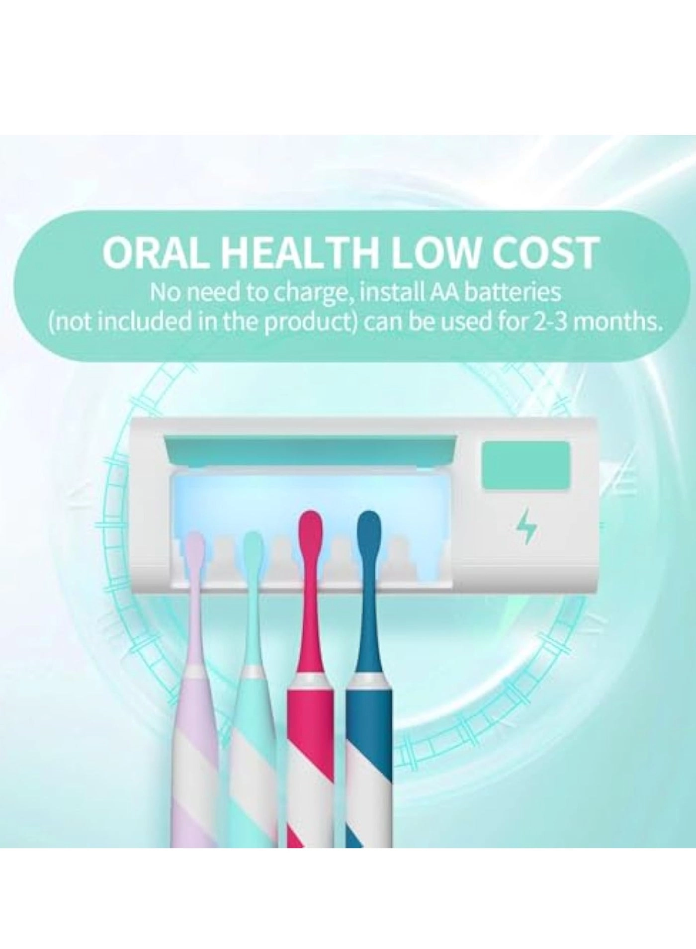 Toothbrush Holder - 5 Wall Mounted