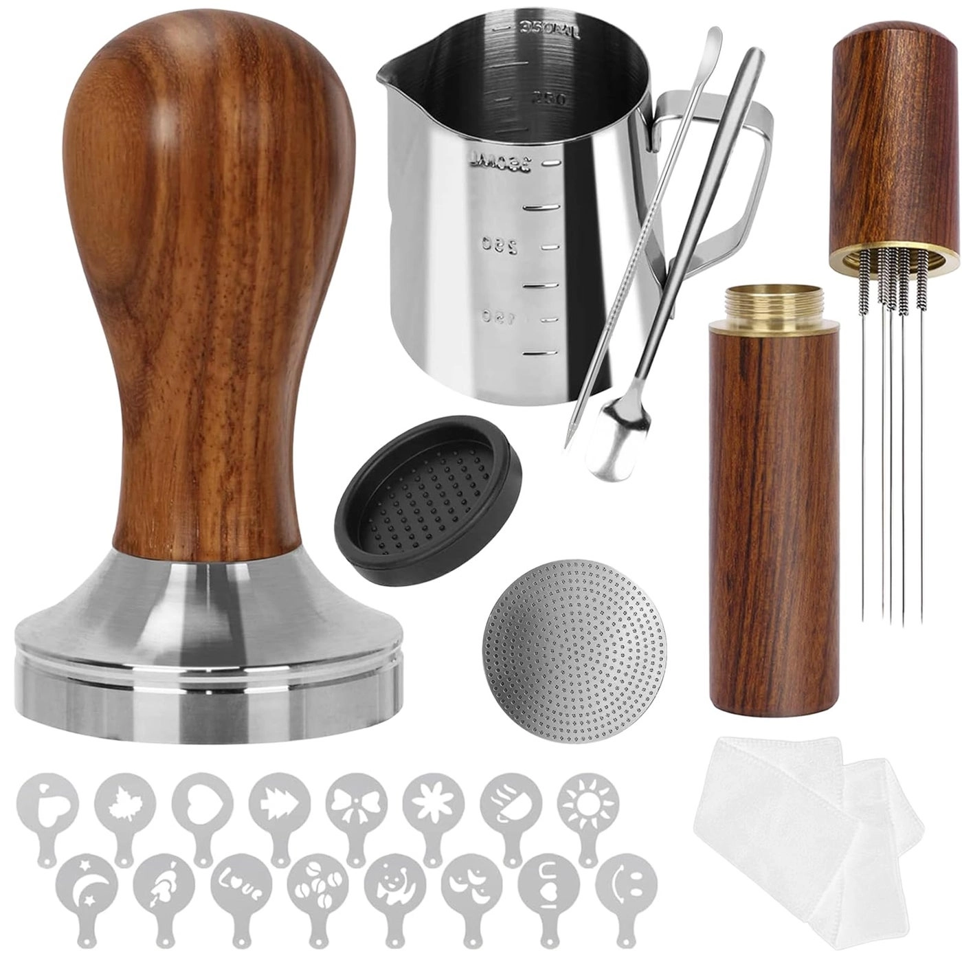 Gmnuiy 51mm Coffee Tamper - 24PCS 316stainlesss Kit