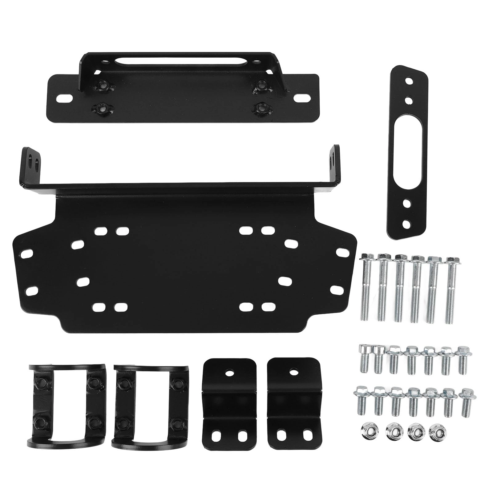 kpoytwrdn UTV Winch Mounting Plate - Talon 1000R 1000 X 1000X 31pcs Heavy Duty Steel