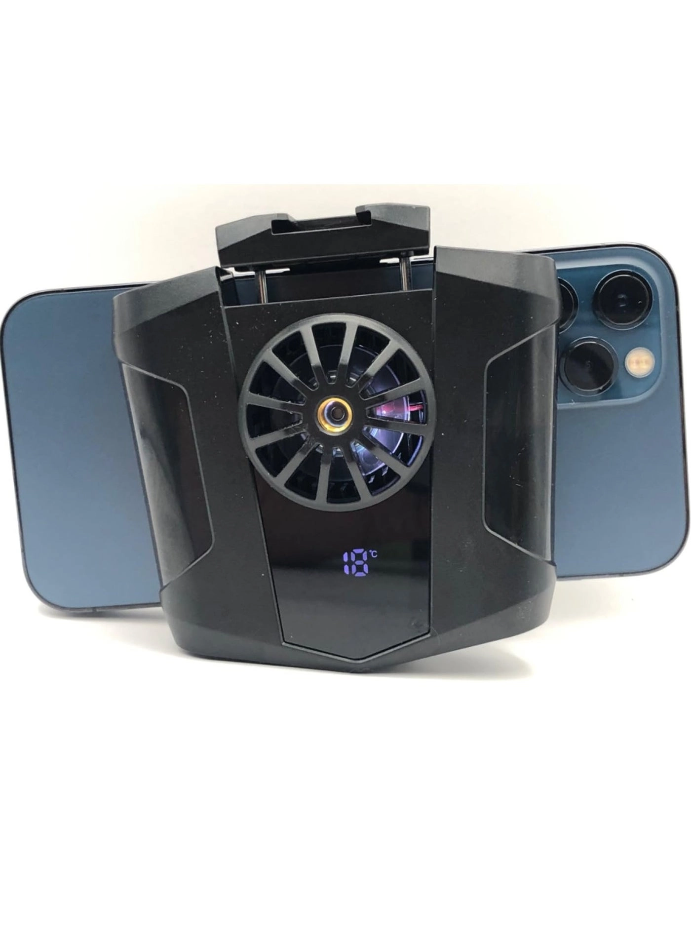 3 in 1 Wireless Phone Cooler - 3600mAh Rechargeable RGB Lighting 3 Speed Control