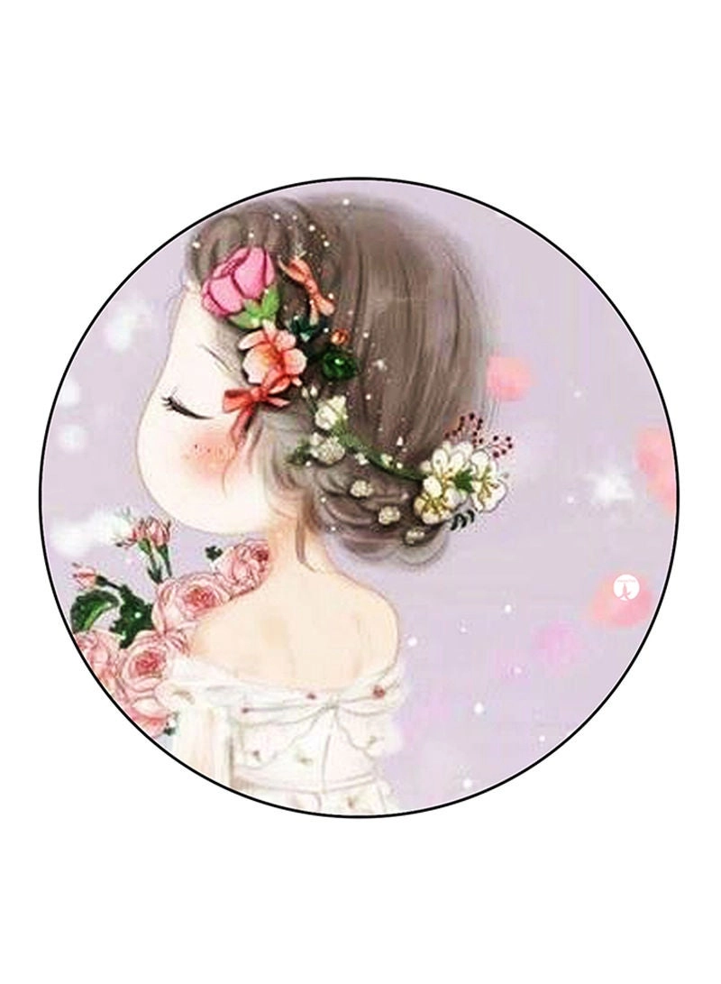 Girl Printed Mouse Pad