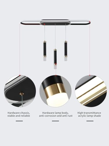 Modern LED Chandelier - 3000-6000K Dimmable