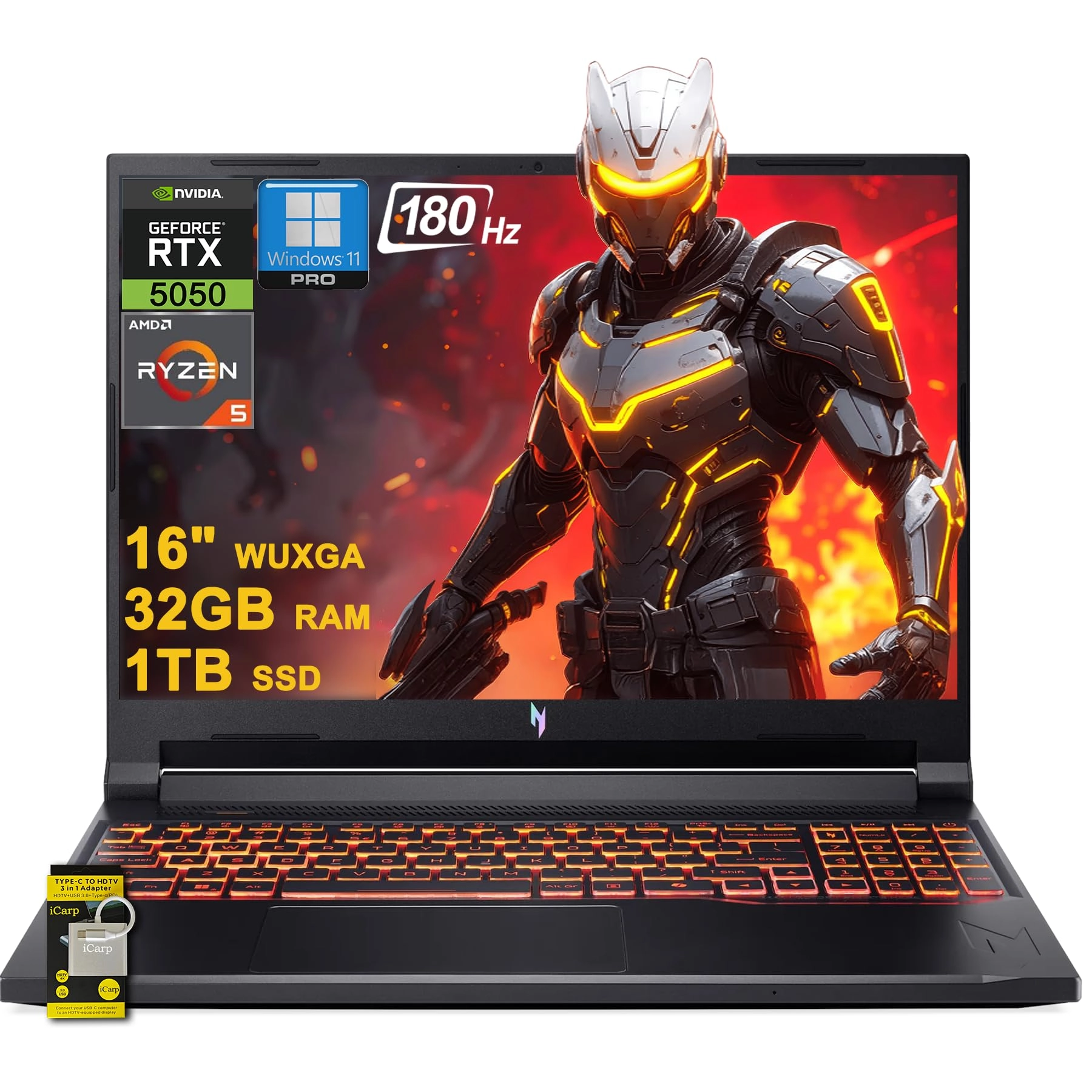 Nitro V 16 AI - 16'' Ryzen 5 240 32GB DDR5 1TB SSD