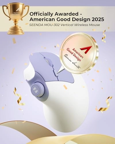 Ergonomic Vertical Mouse - Bluetooth, USB