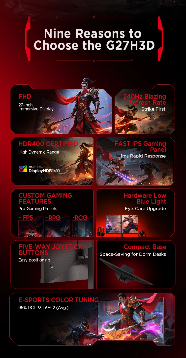 G27H3D - 27 inch 1920 x 1080