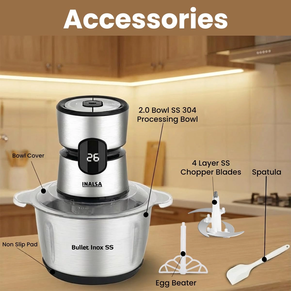 Bullet Inox - 2L Corded Electric