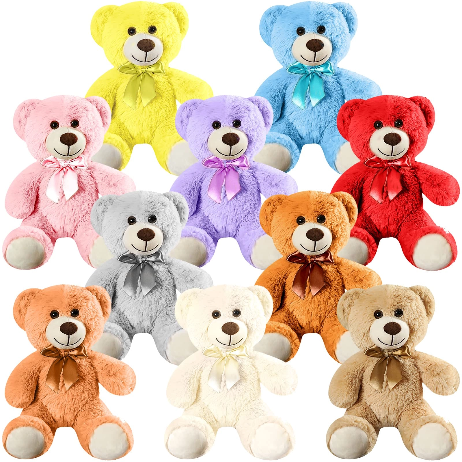 Teddy Bears - 10 Pcs 12 Inch