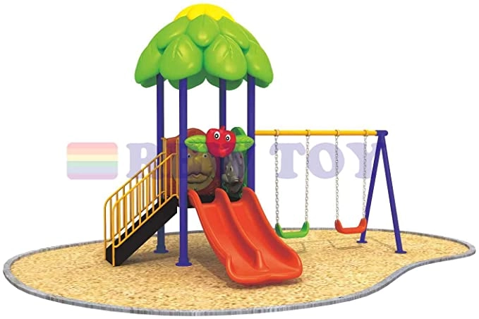 Multi Purpose Kids Outdoor Playing Equipments - 770x320x280cm 2+ Years