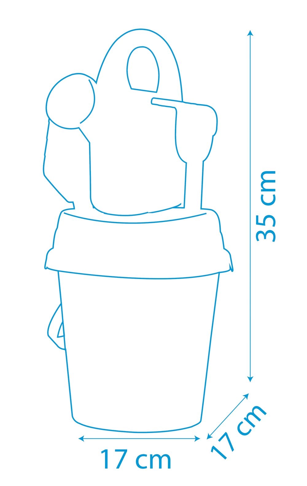 Mickey Sand Bucket - sieve rake shovel watering can boat-shaped mold