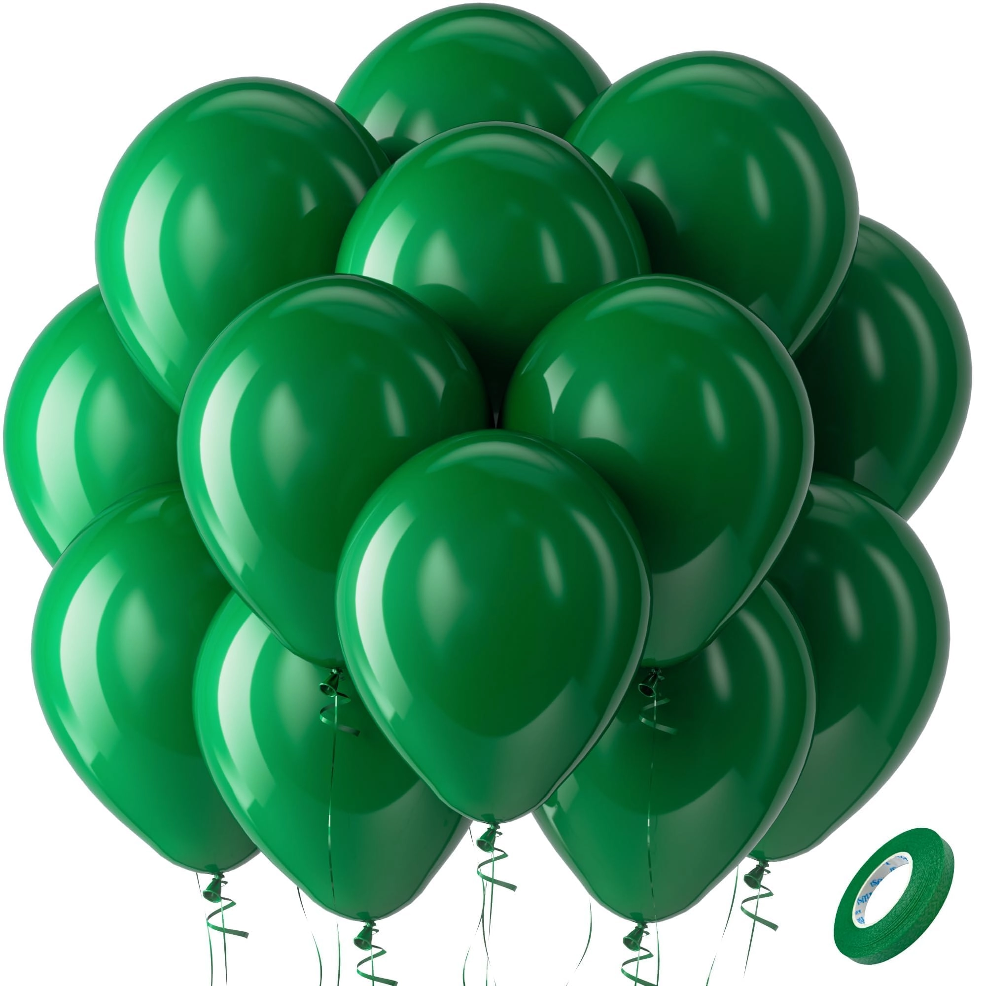 bezente Green Balloons - 100 Pack St. Patrick's Day