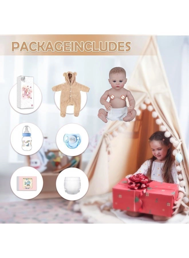 Reborn Baby Doll - 18-Inch Vinyl African American Ages 3+