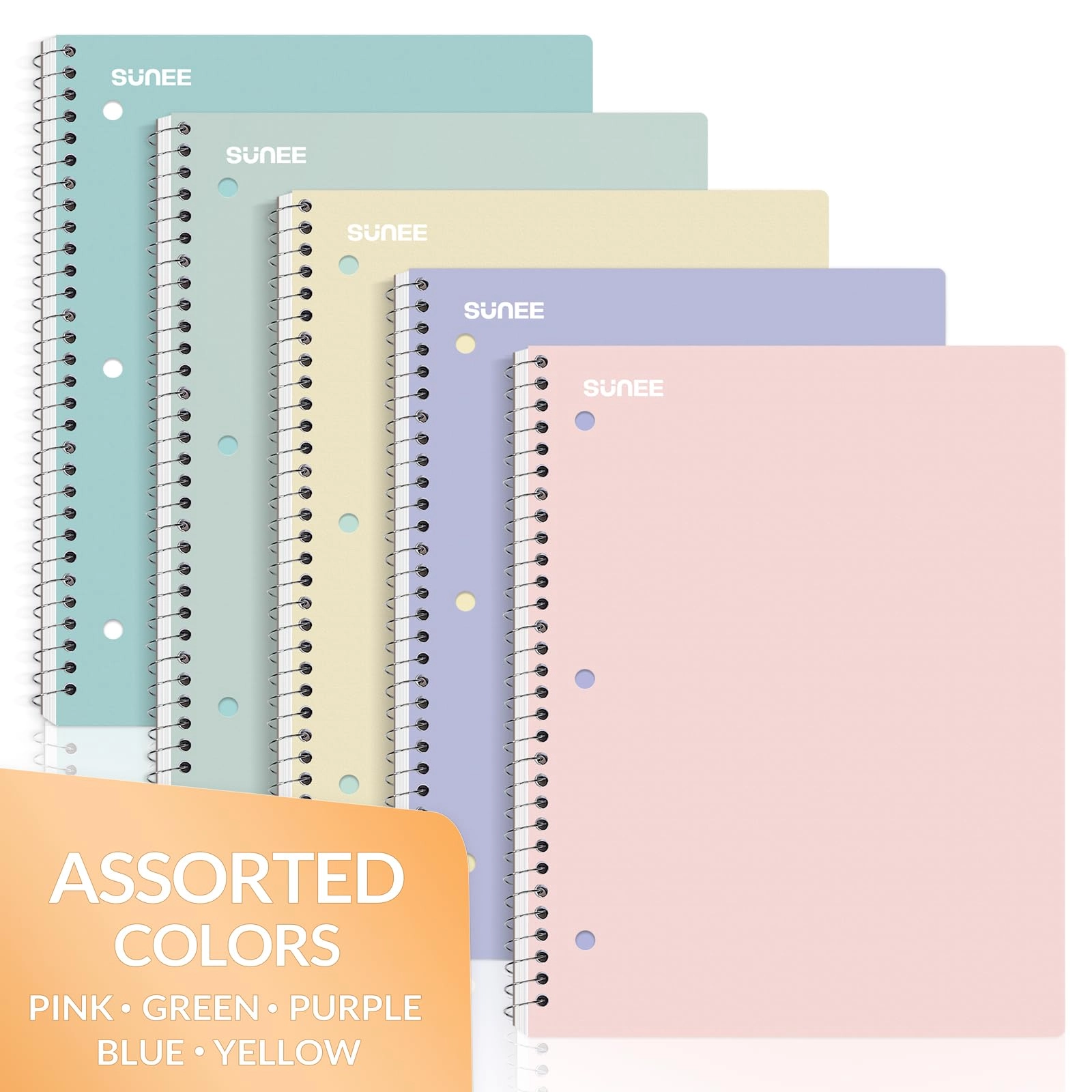 Spiral Notebook 8" x 10-1/2" Spiral - Lined 70 Sheets