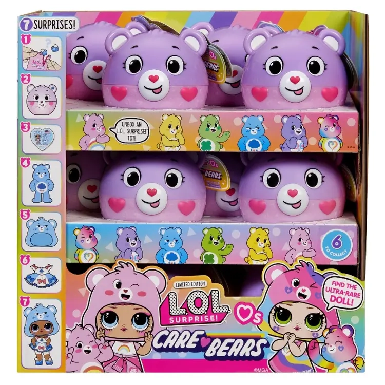 Loves Care Bears Tots - Surprise Unboxing Soft Felt Bear Mini