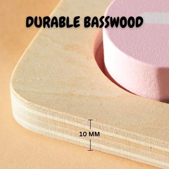 Wooden Number Board - 18 Months