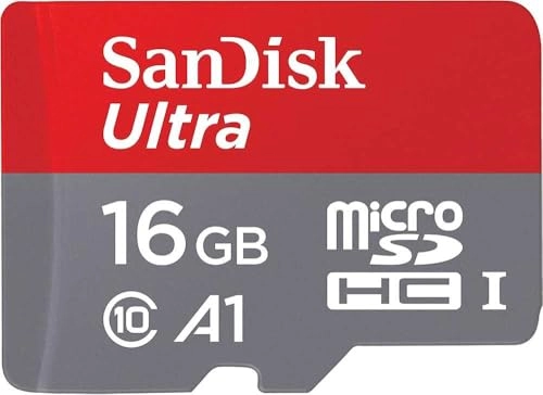 Ultra microSDHC Memory Card - 16GB + SD Adapter