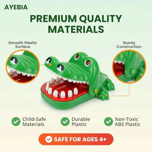 Crocodile Dentist - Bite Finger Game Green