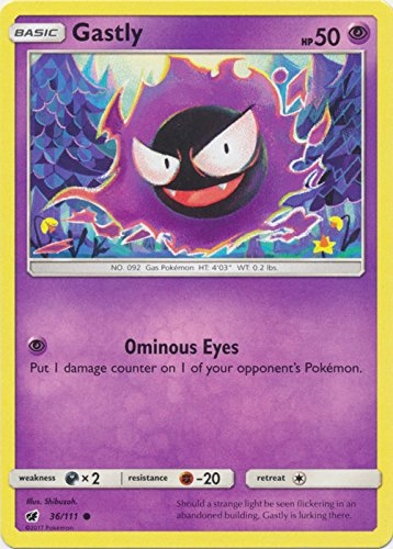 Pokémon Gastly - 36/111 - Sun & Moon: Crimson Invasion