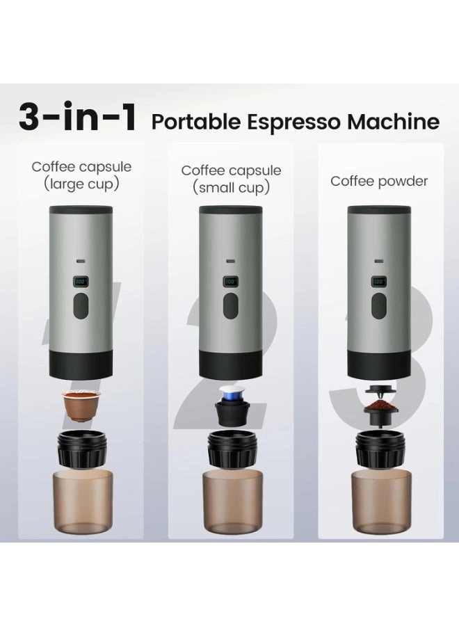 Portable Espresso Maker - Capsule & Ground Coffee