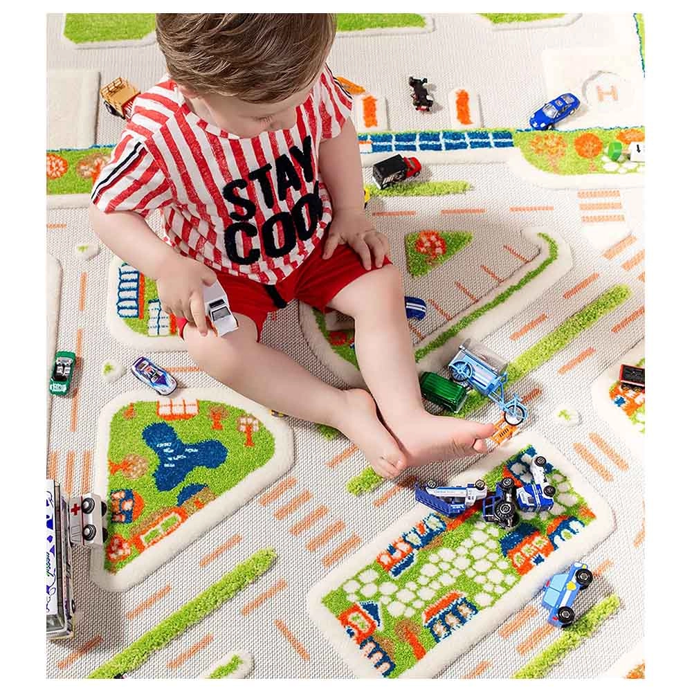 Mini City Design Educational 3D Carpet Playmat - 3D 100 x 150 cm