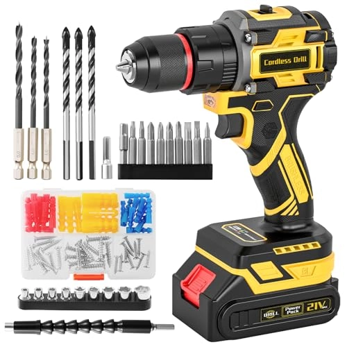 Cordless Brushless Power Drill - 4000 Milliamp Hours