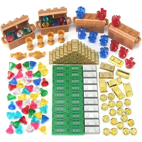 Treasure Accessories Money Building Blocks Set - Treasure 168pcs