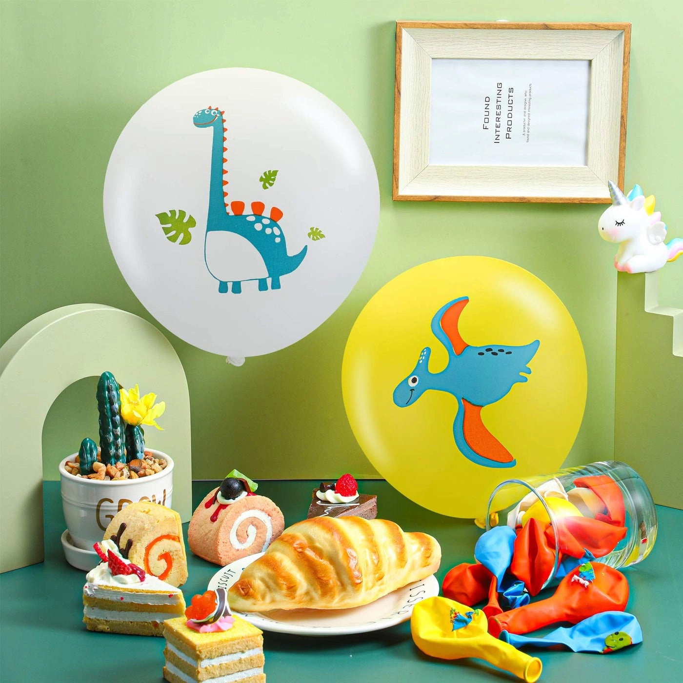 Dinosaur Latex Balloons - 40 Pieces Birthday Party