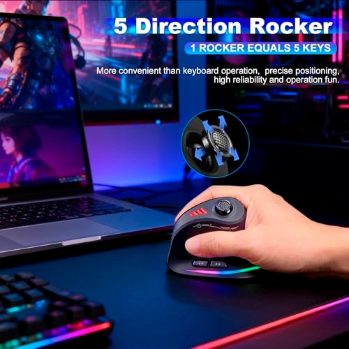 Ergonomic Vertical Mouse - Wireless