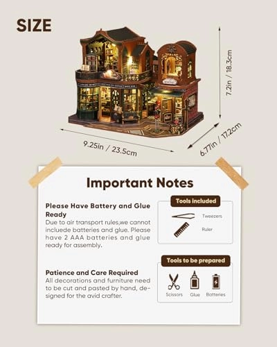 Miniature House Kit - Magic Book Shop