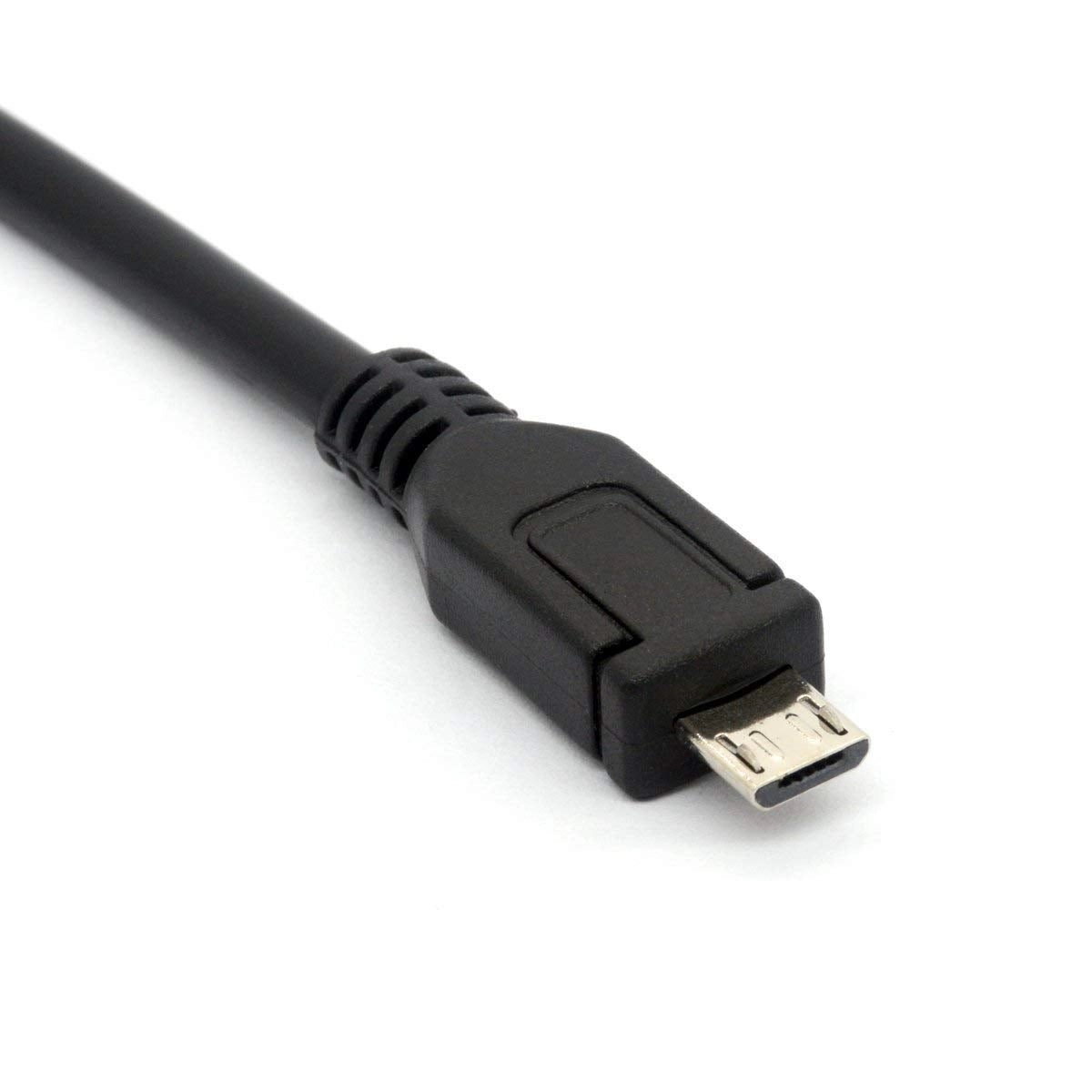 Micro USB to 3.5mm AUX Adapter for Headset - Active Clip Mic 25cm