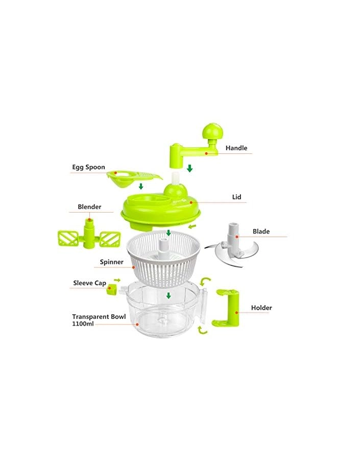 Manual Food Processor - 1100ml