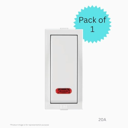 Roma 1-Way Switch - 20A 240V Neon