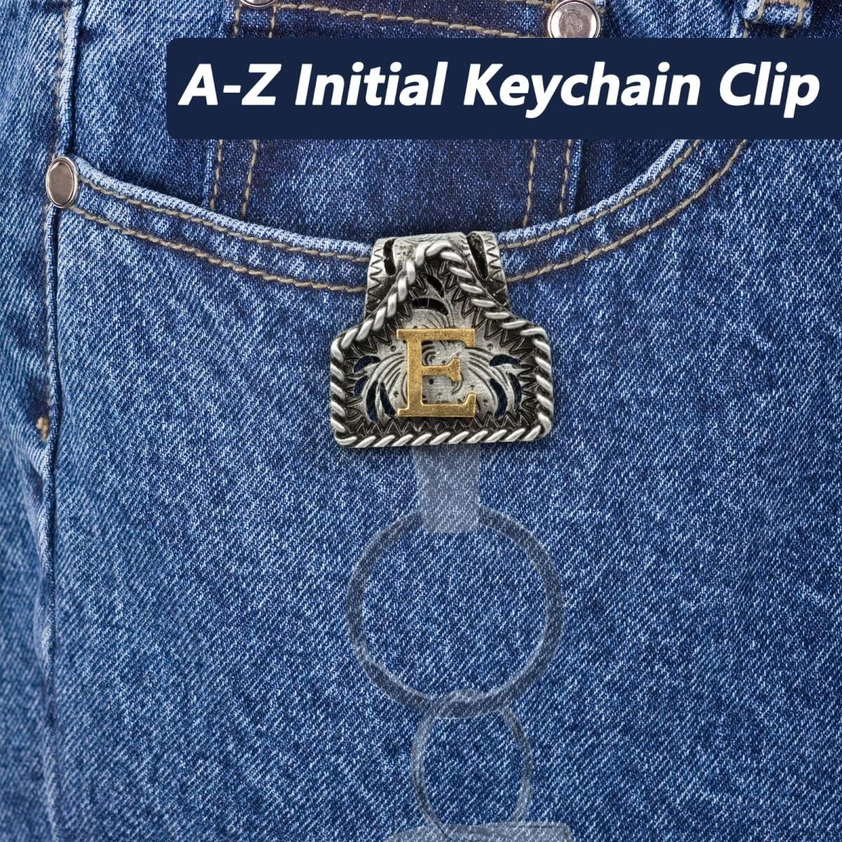 Letter Keychain - Western