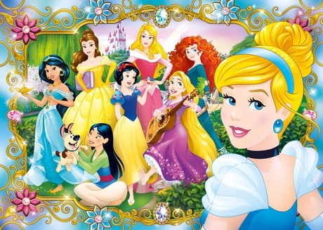 Disney Princess Gown Puzzle (527-25772) - 104 pcs