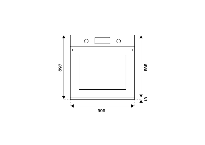 Modern Series F605MODEKXS - 60cm Electric