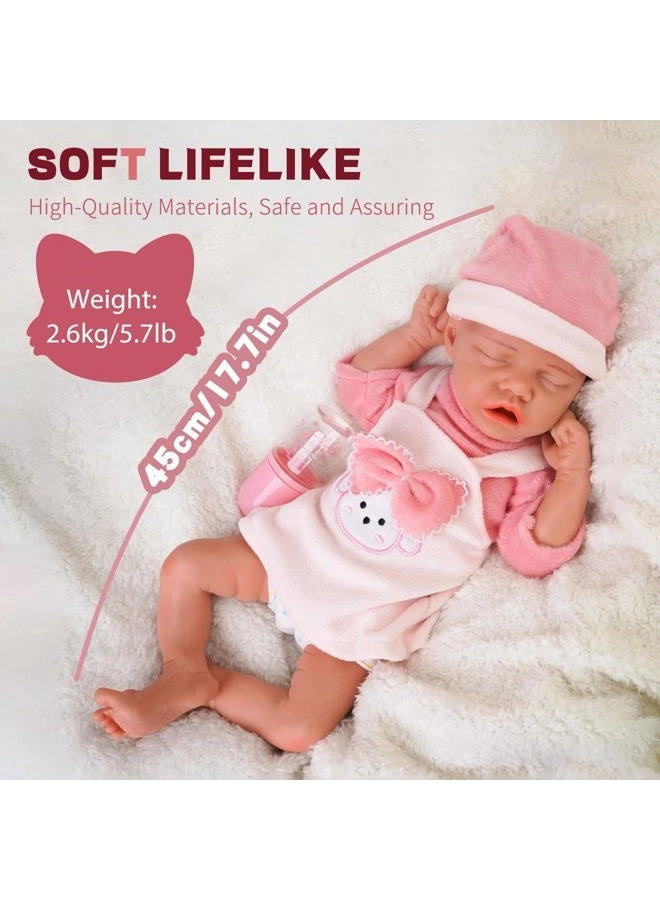 Reborn Baby Doll - 20.1 Inch Silicone Anatomically Correct Ages 3+