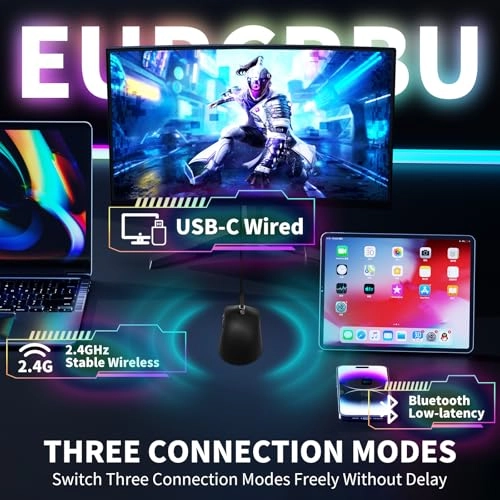 M6 Gaming Mouse - Tri-mode