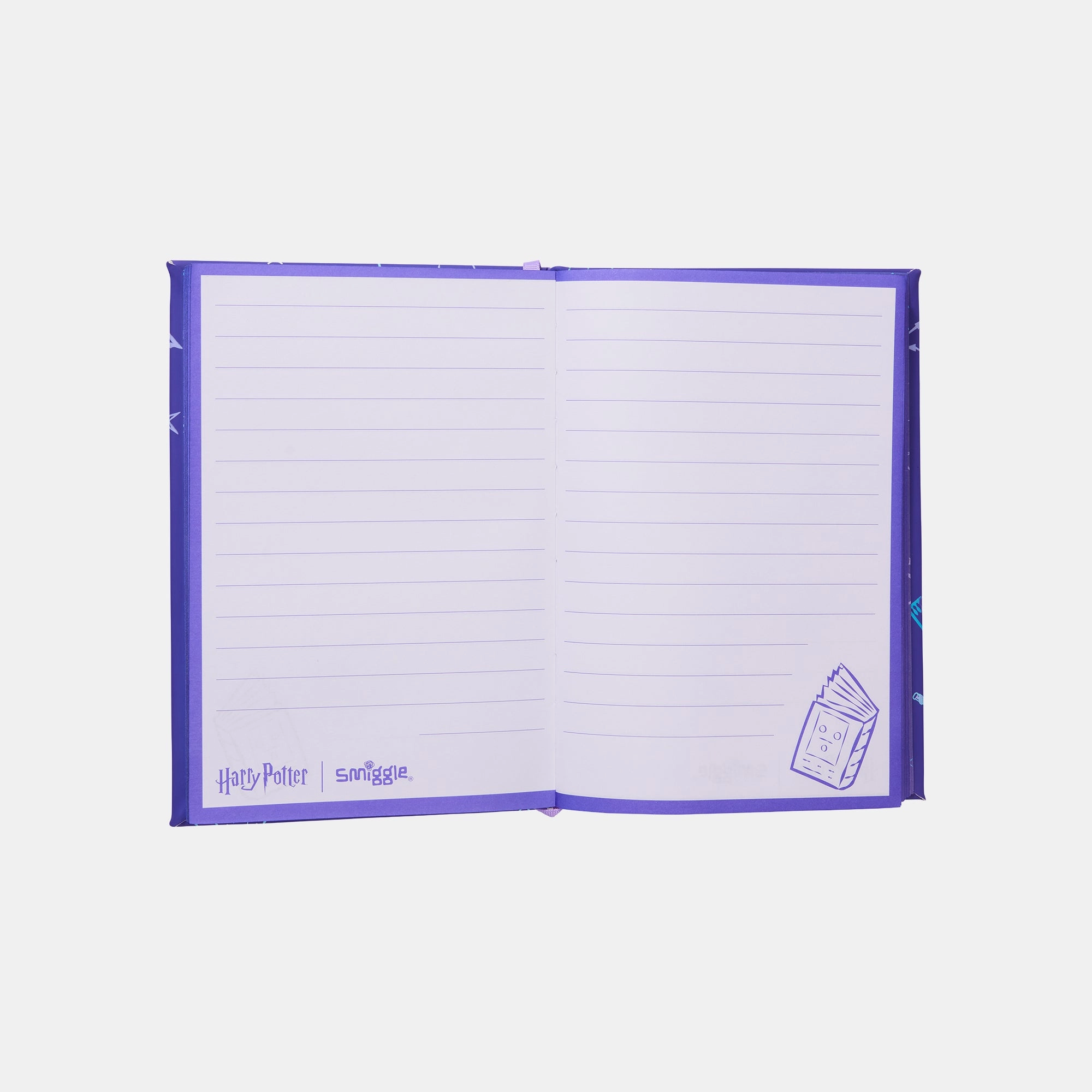 Harry Potter Notebook A5 Hardcover - Lined 80 Sheets