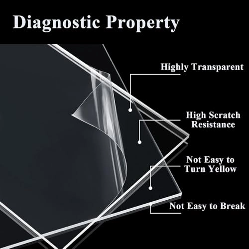 Acrylic Display Case - Dustproof 30 x 30 x 60 cm