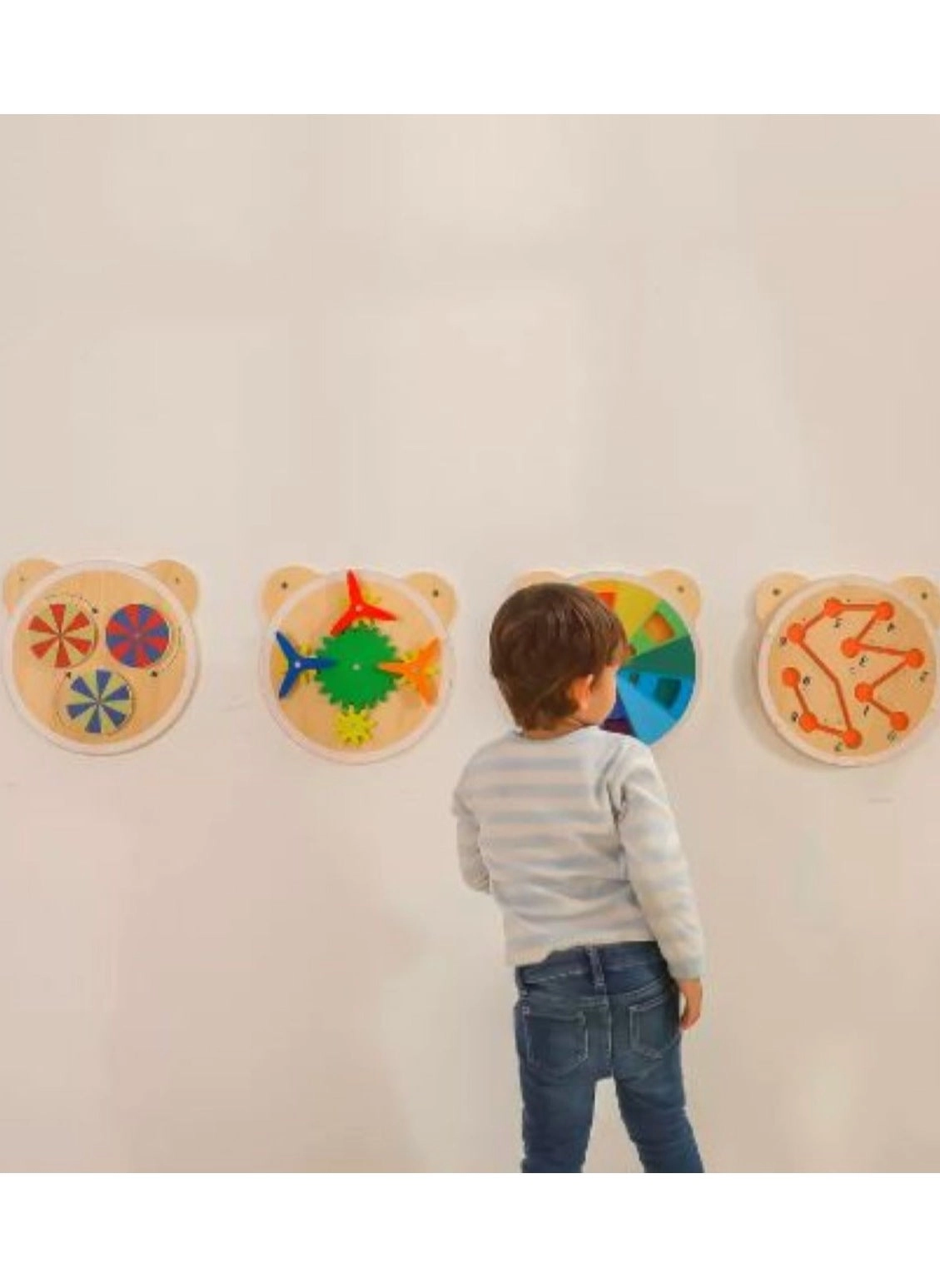 Wooden Wall Toy - 2+ Years